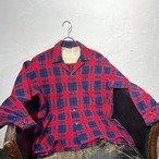 60s Country and Casual Wool Open Collar Shirt