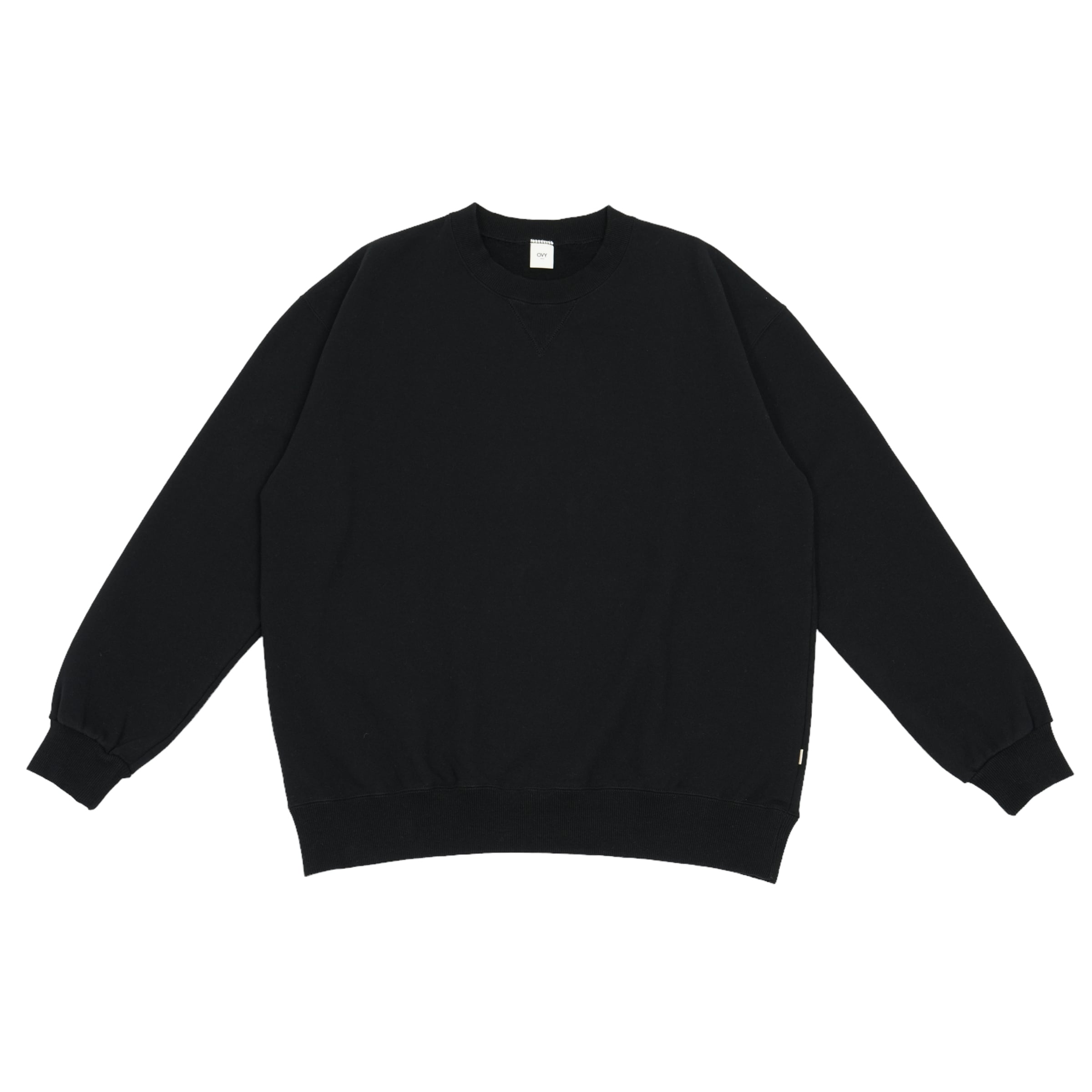 French Terry Half Zip Sweat (black) | OVY