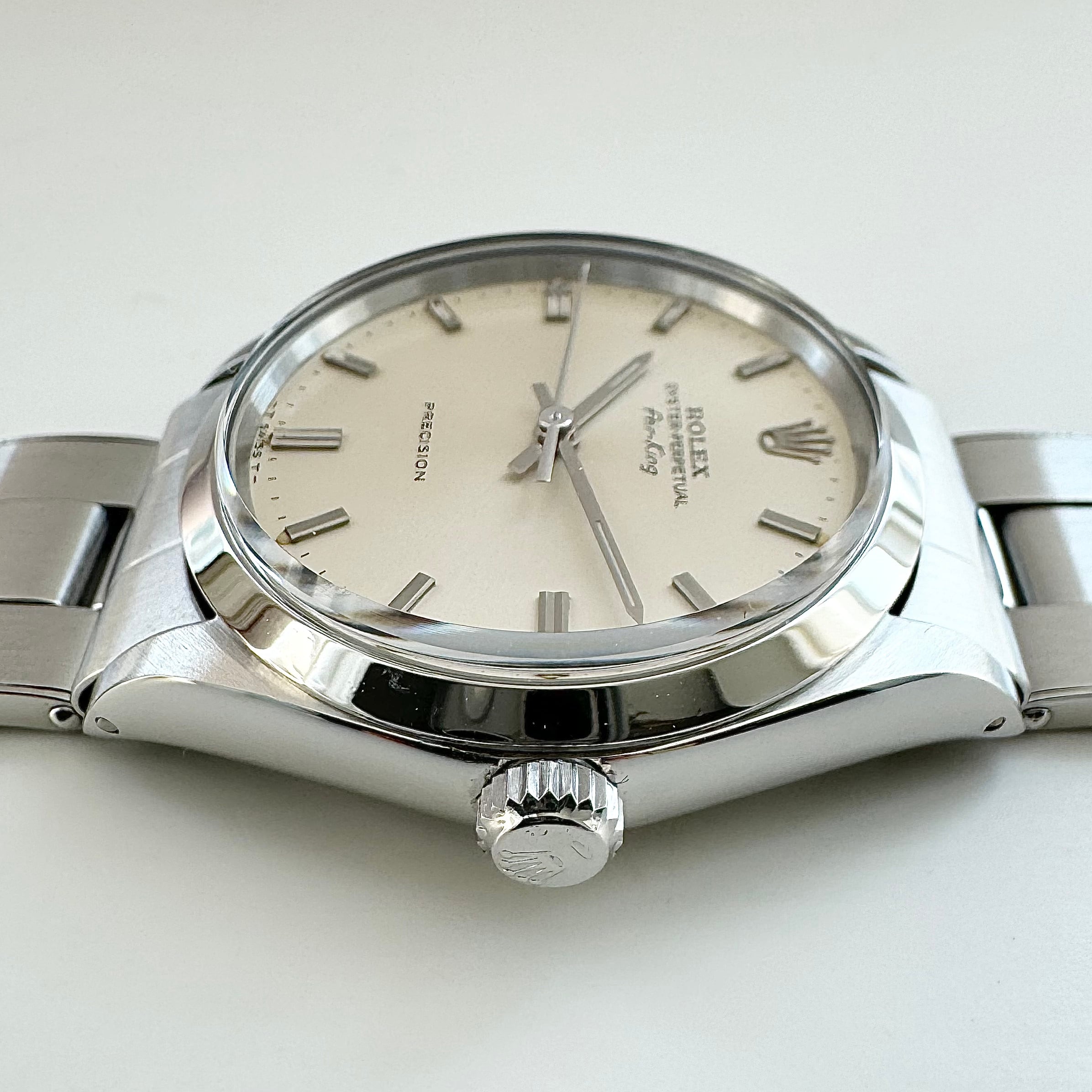Rolex Oyster Perpetual Air King 5500 (18*****) Silver Dial