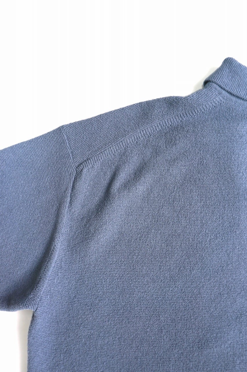 Boucle Garter Knitted Polo
