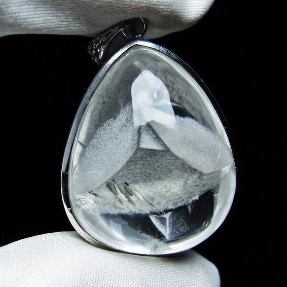 ホワイトファントム ペンダント ファントムクォーツ 一点物 112-8335