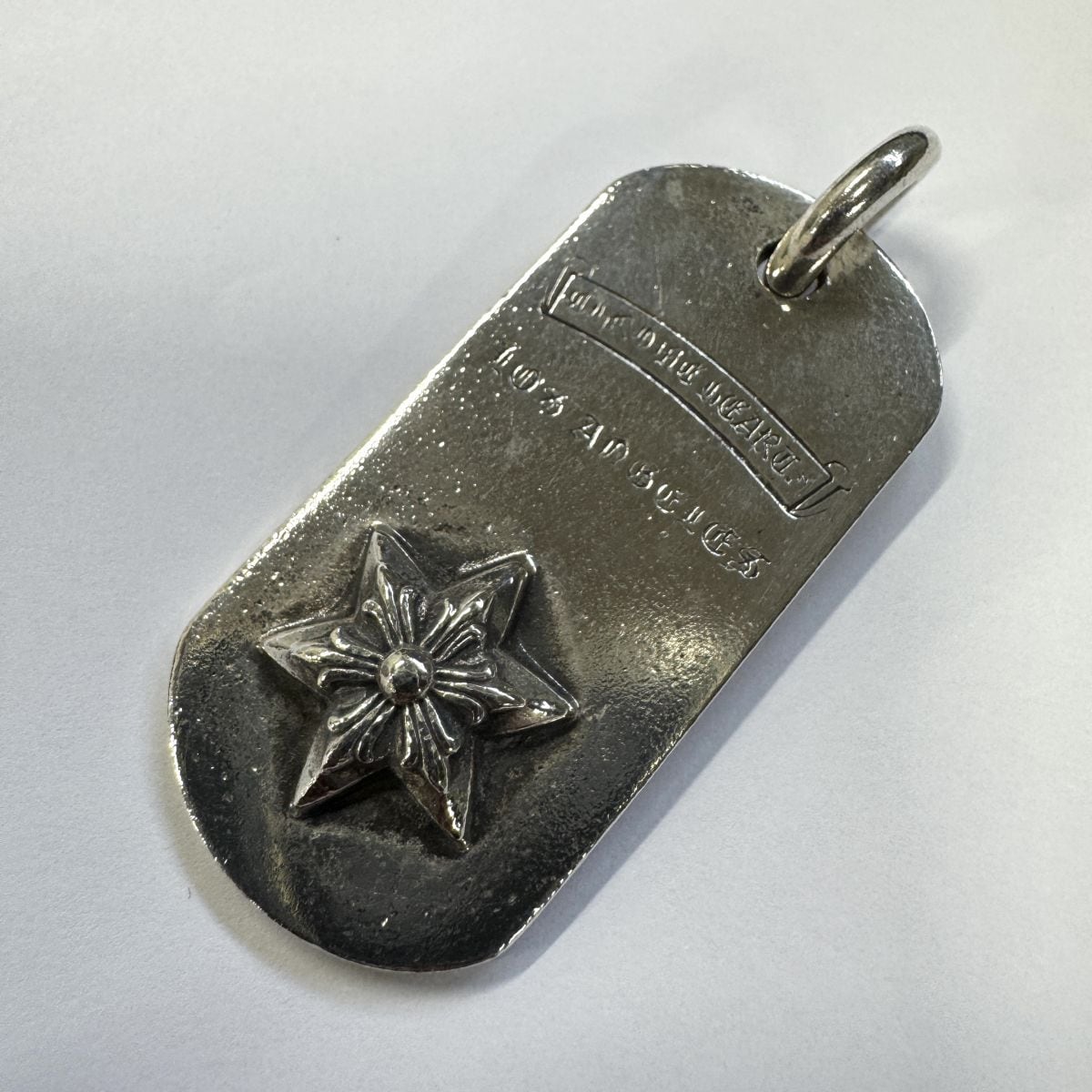 CHROME HEARTS/クロムハーツ セメタリークロスドッグタグ スモール