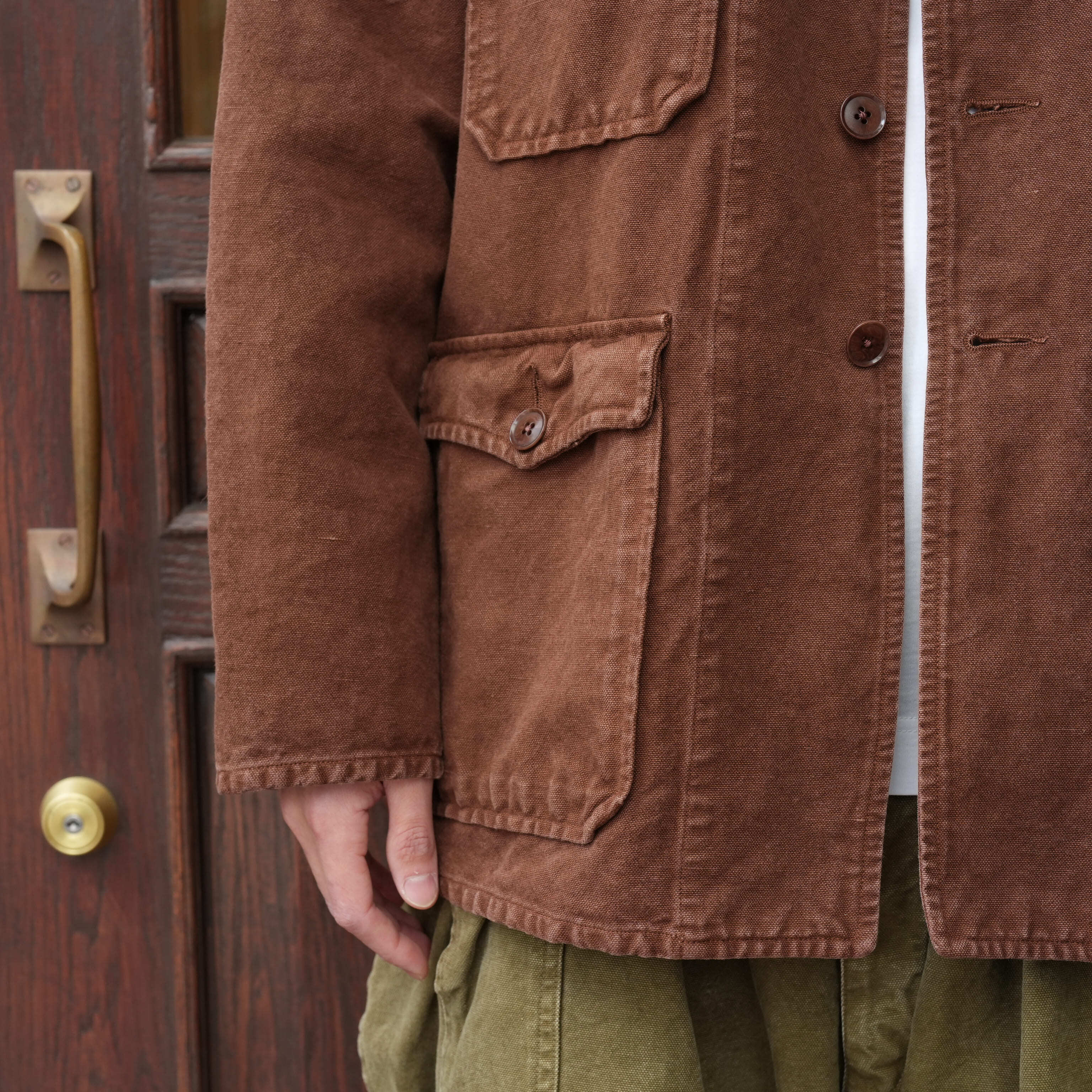 26ss KAPTAIN SUNSHINE コットンヘンプ ジャケット KAPTAIN SUNSHINE(キャプテンサンシャイン) 26SS 