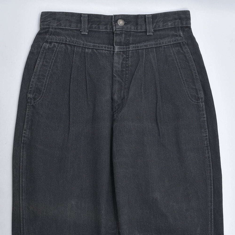 80s アメリカ製 Levi's misses リーバイス ブラックデニム 2