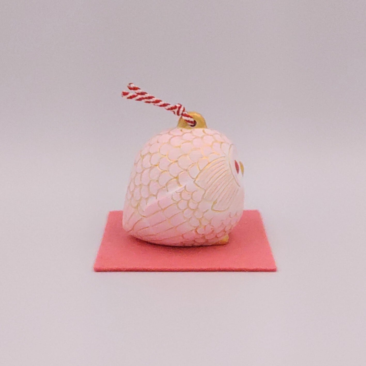 土鈴フクロウ(ピンク) | 博多人形工房いしだ