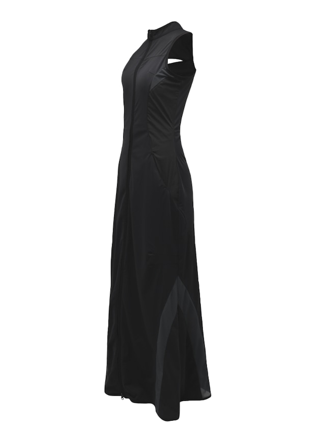 [OJOS] Hoodie Bolero Maxi 2-Piece Dress / Black 正規品 韓国ブランド 韓国通販 韓国代行 韓国ファッション オホス