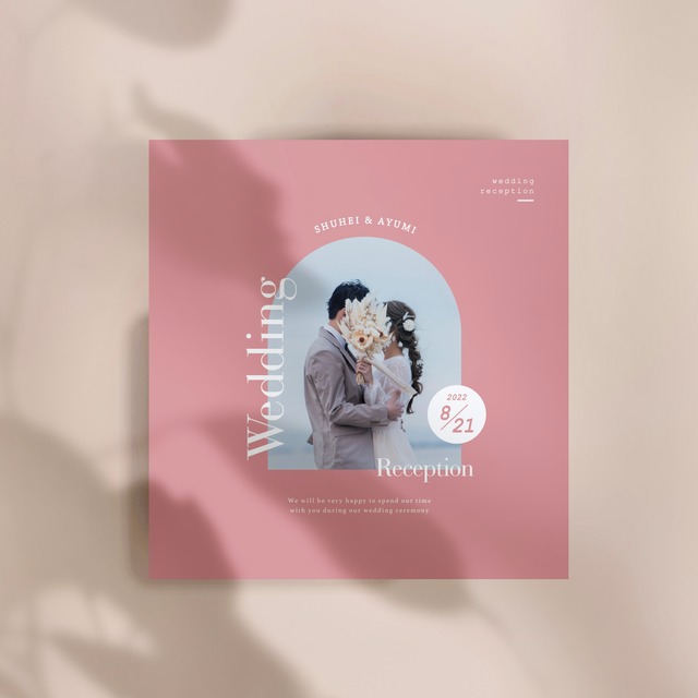 正方形｜プロフィールブック｜席次表｜8P　#05