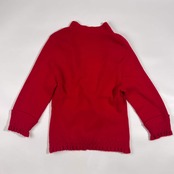 アンサンブル カシミヤ100% MANICA MYS マニカマイズ ニット カーディガン 半袖 セーター M//レッド レディース