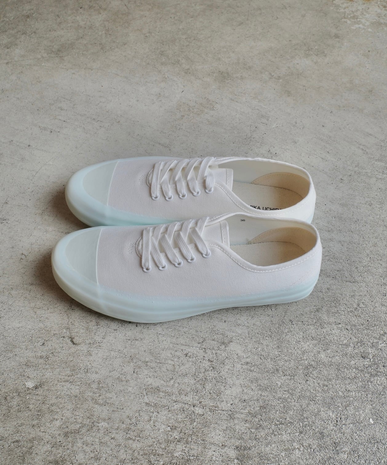 FUMIKA_UCHIDA / Vsp-GD002 CANVAS SNEAKERS (WHITE) | AfterSchool