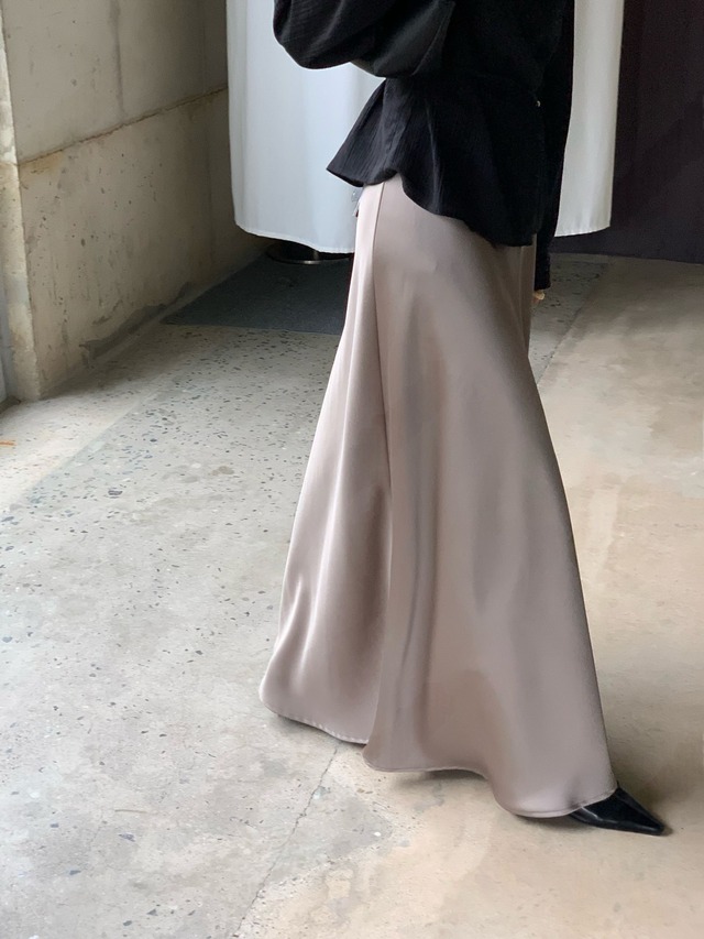 Elegant Flare Long Skirt