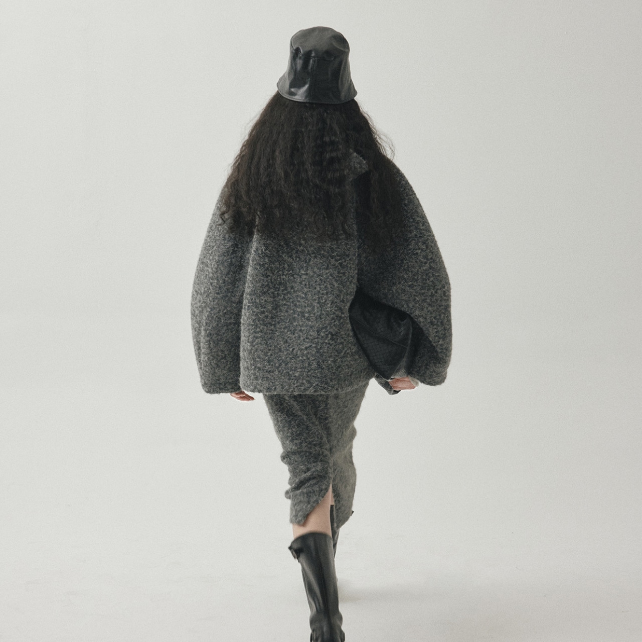 Bubble Sleeve Hooded Jacket T3637