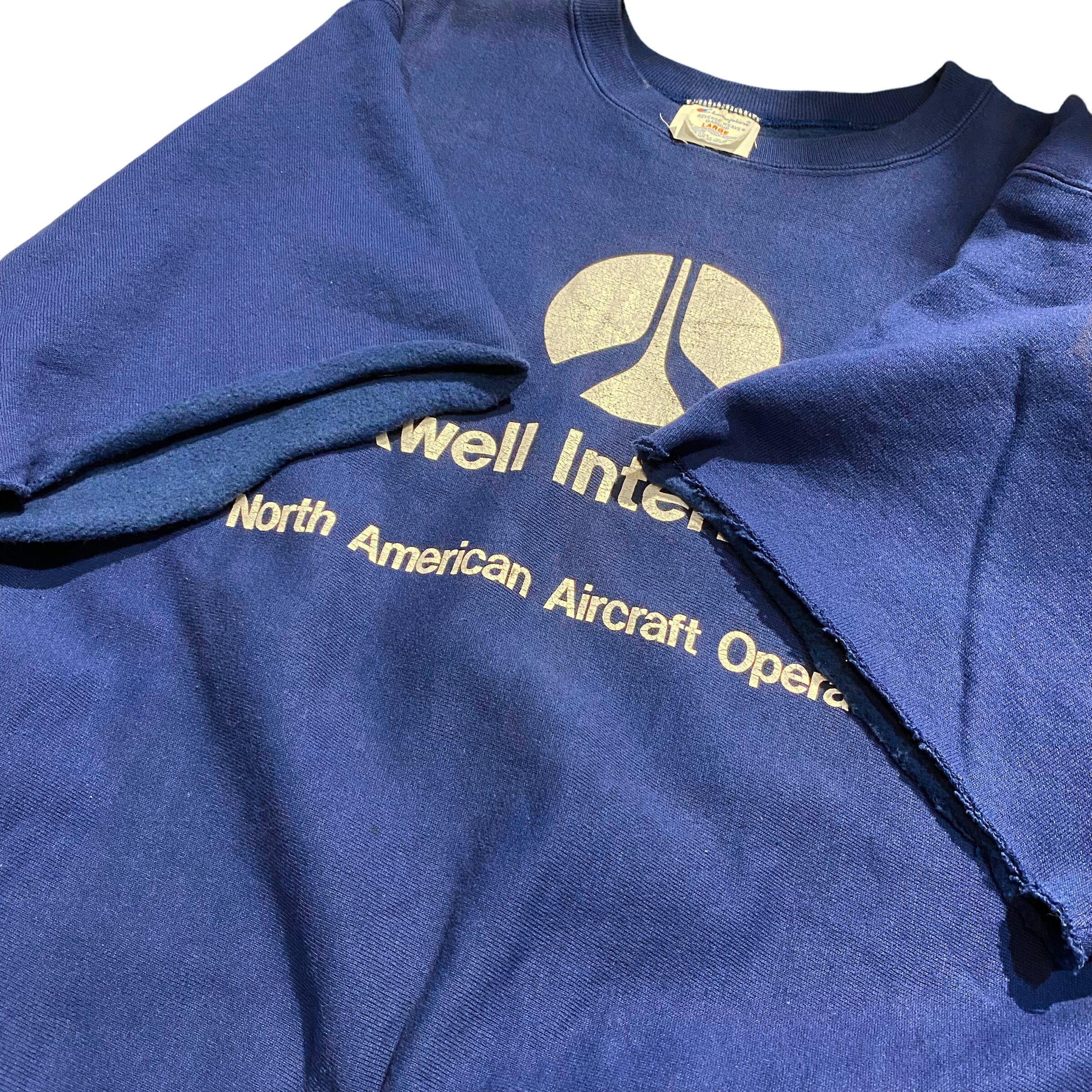 80's USA製 Champion Reverse Weave Cut Off S/S Sweat L / チャンピオン リバースウィーブ  半袖スウェット トリコタグ リメイク プリント 古着 ヴィンテージ