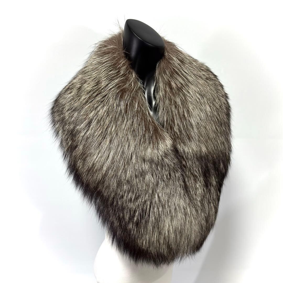 SAGA FOX サガフォックス ファー ショール 　銀タグ　フォックス 銀狐】SAGA FOX SELECTED サガ ゴールドラベル ファーショール | KS JAPAN