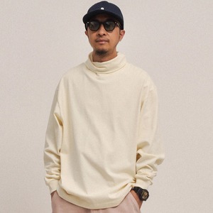 ヘビーウェイト ハイネック ロングシャツ A1985