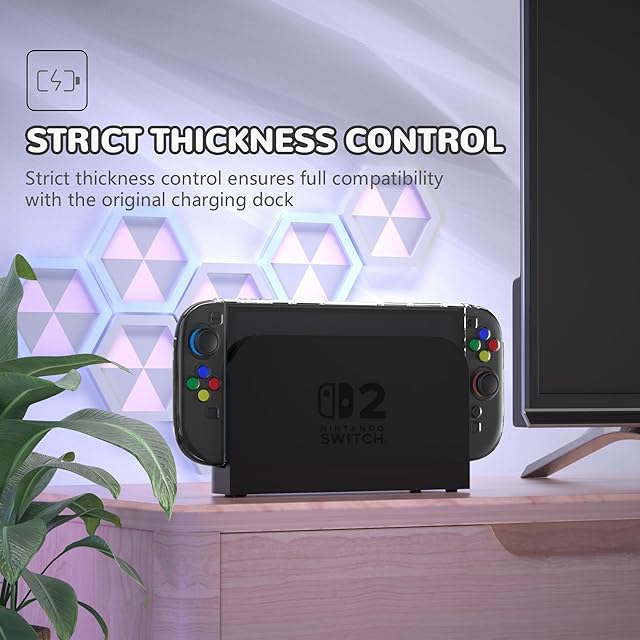 PlayVital クリアシリーズ Switch 2（2025）対応 透明ハードシェル