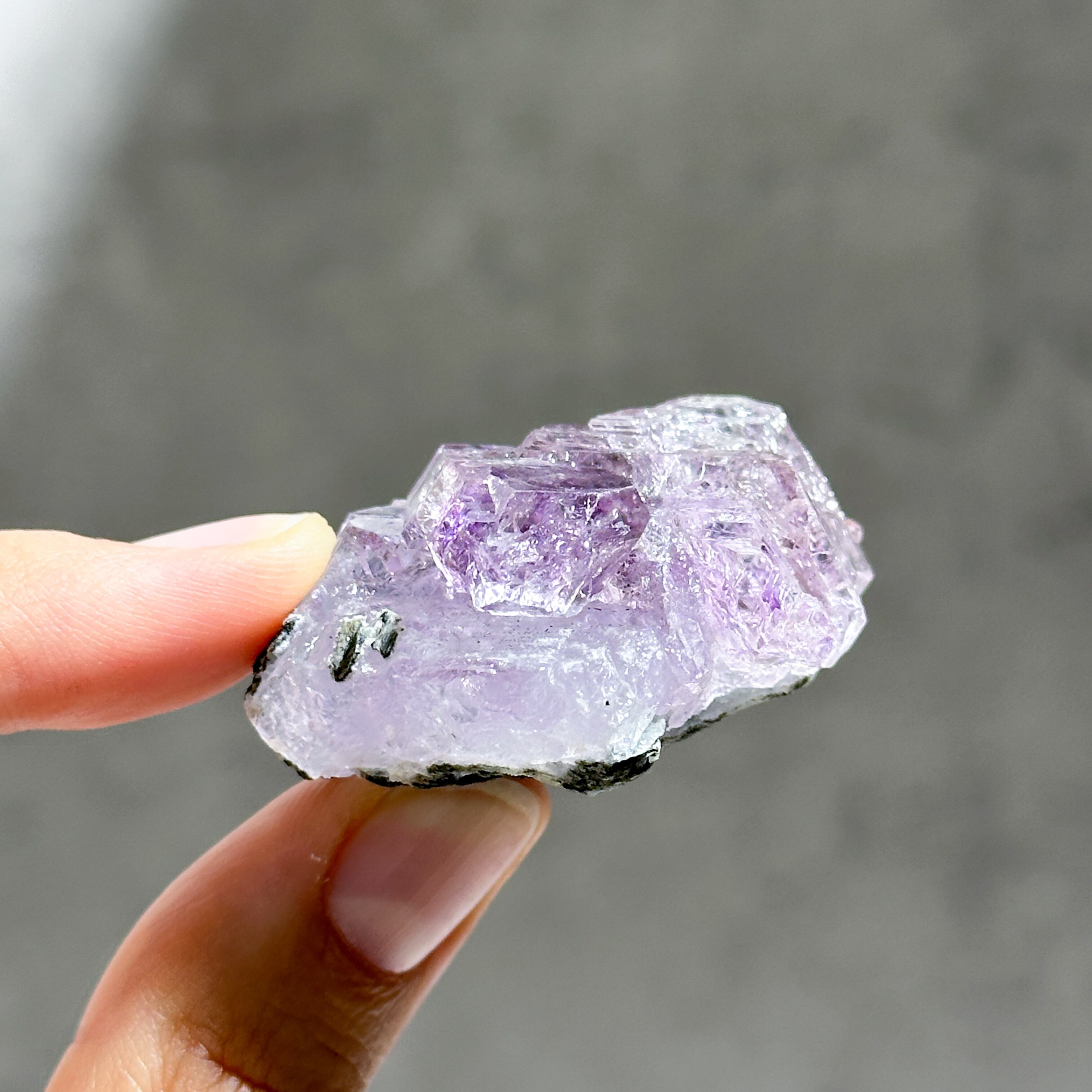 インド・カルール産アメジスト クラスター 43◇ Amethyst ◇天然石
