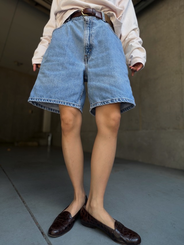 （PT1039）00‘s Levi‘s denim shorts made in Mexico