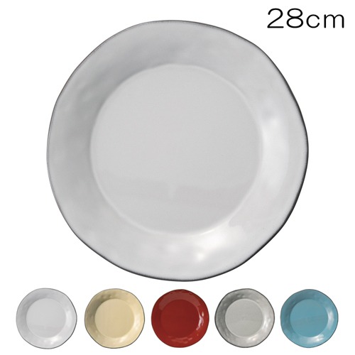 丸皿　28cmプレート　ラフェルム　5色　カフェ食器　アンティーク調　ディナープレート