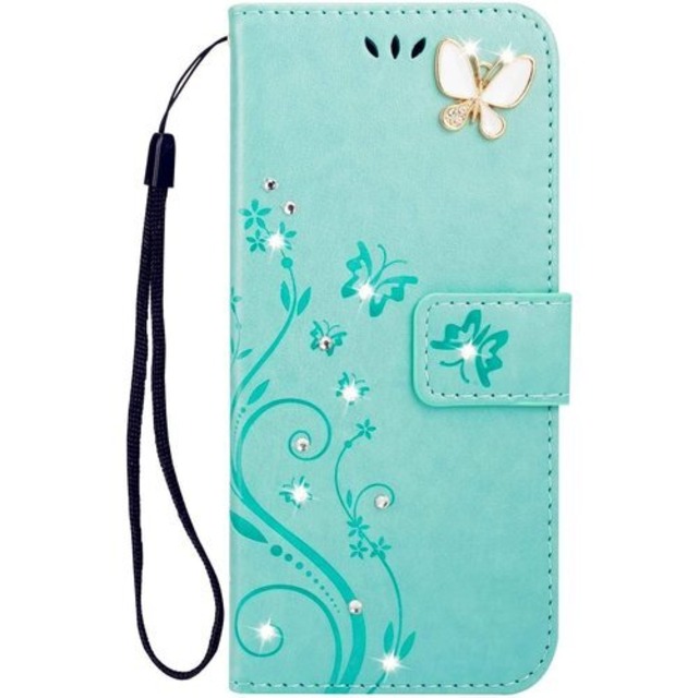 arrows We F-51B ケース手帳型 FCG01手帳型ケース F-51Bケース手帳型 かわいい おしゃれ ストラップ付きス F-51B手帳 カード収納 財布 人気 高級PUレザー 横置き機能き薄型 財 マグネット式arrows We F-51B スマホケース Arrows we F-51B グリーン 1189