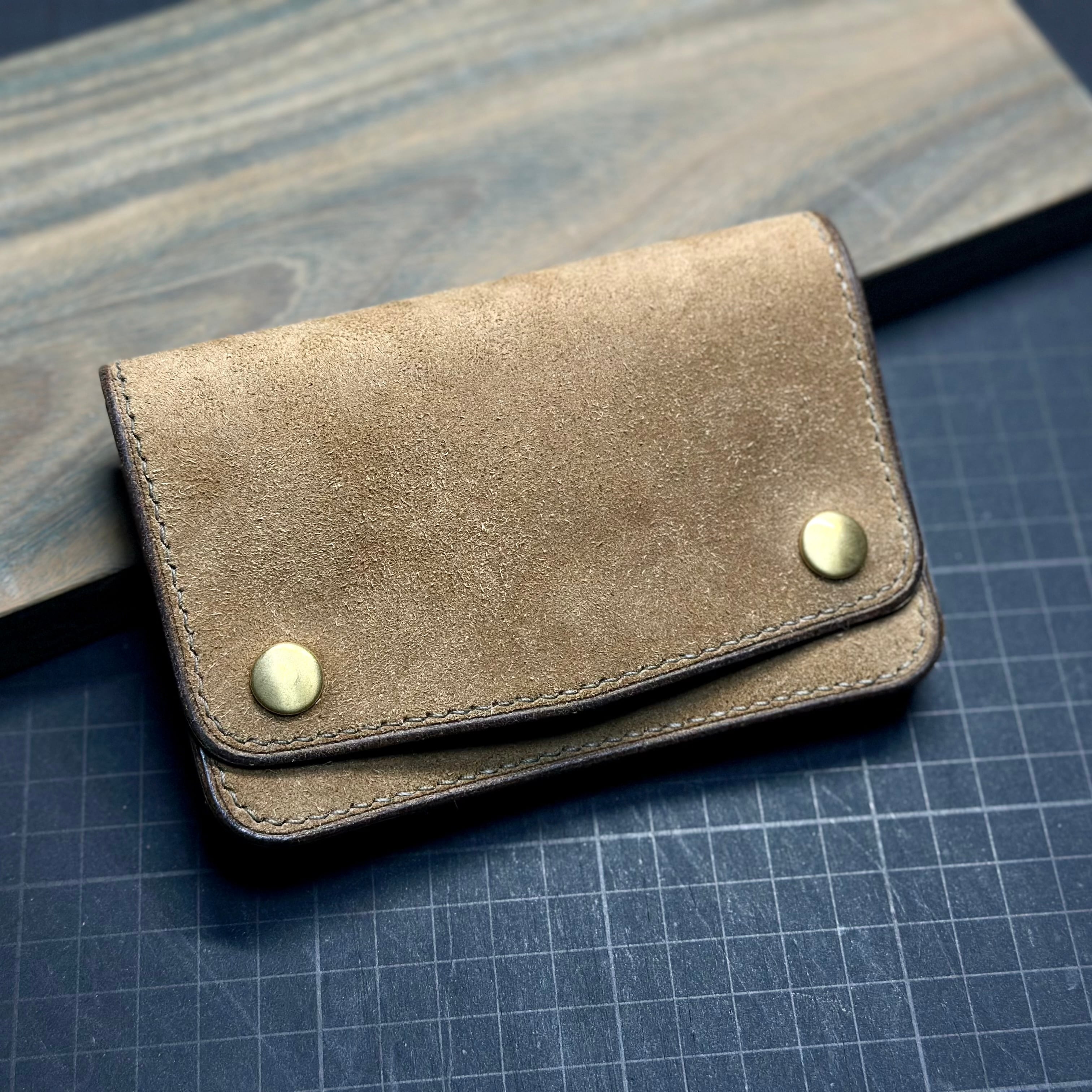 ショートトラッカーウォレット STW-01【KUDU NAKED / GAUCHO】B type(裏&裏仕様)