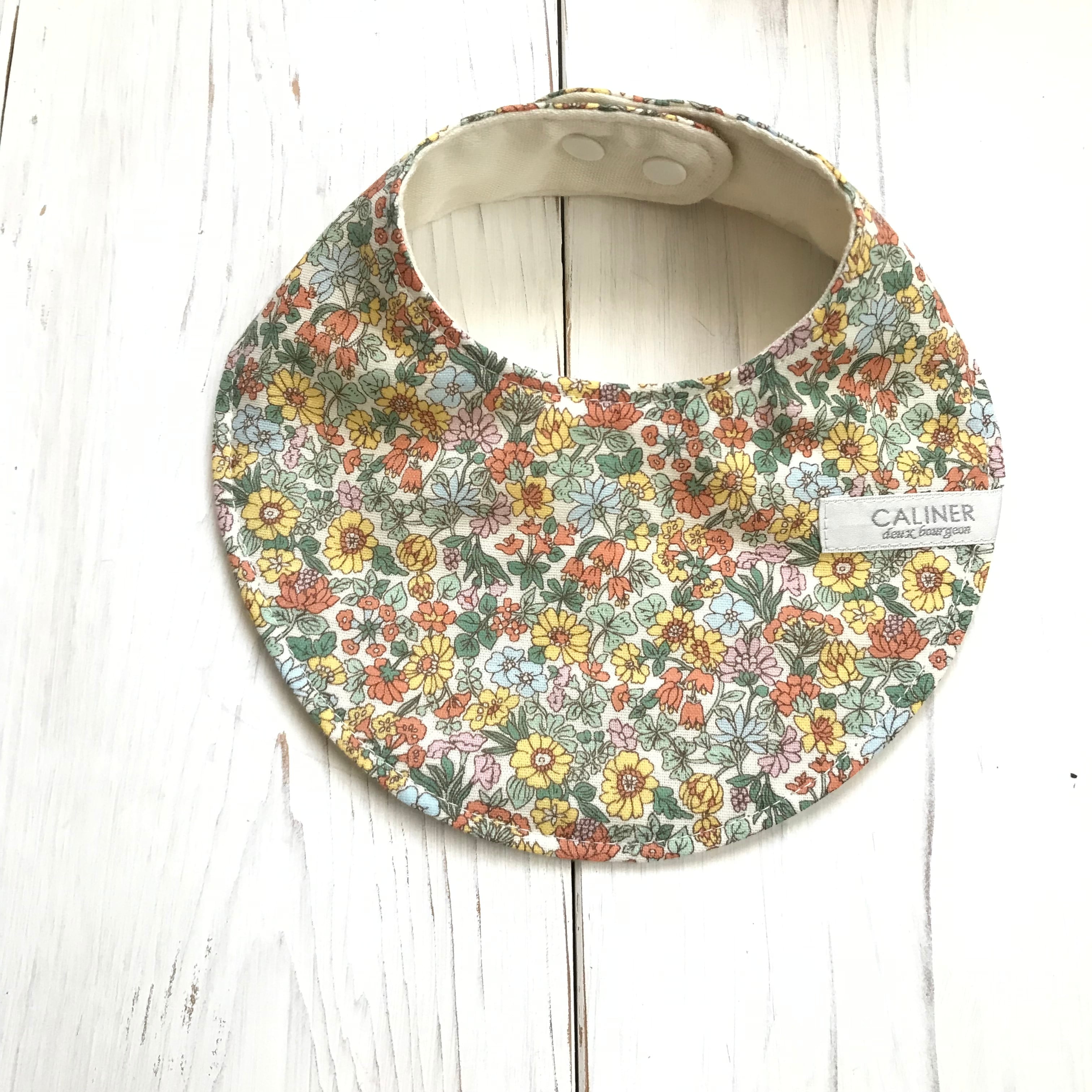 まんまるレーススタイ☆小花柄春イエロー