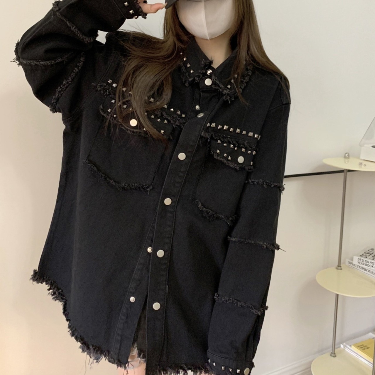Metal Punk Design Denim Jacket (ME326)