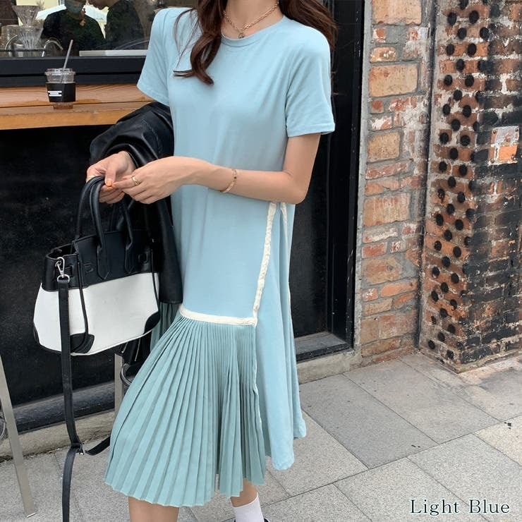 本日限定価格 極美品 アナイ⭐︎ドッキングプリーツ切替ワンピース