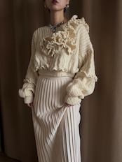 shell frill design remake knit-5129-1