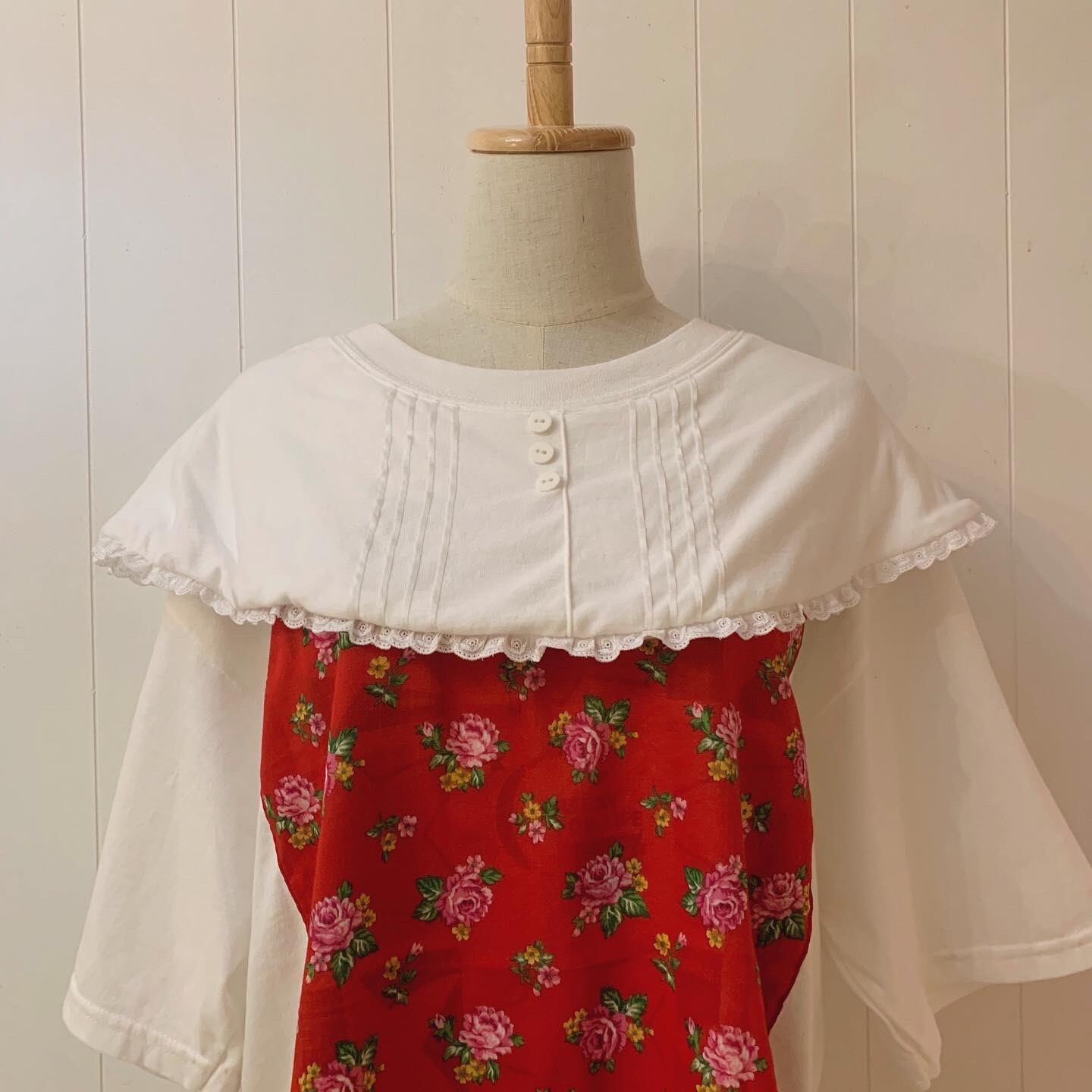 remake / bib collar handkerchief T