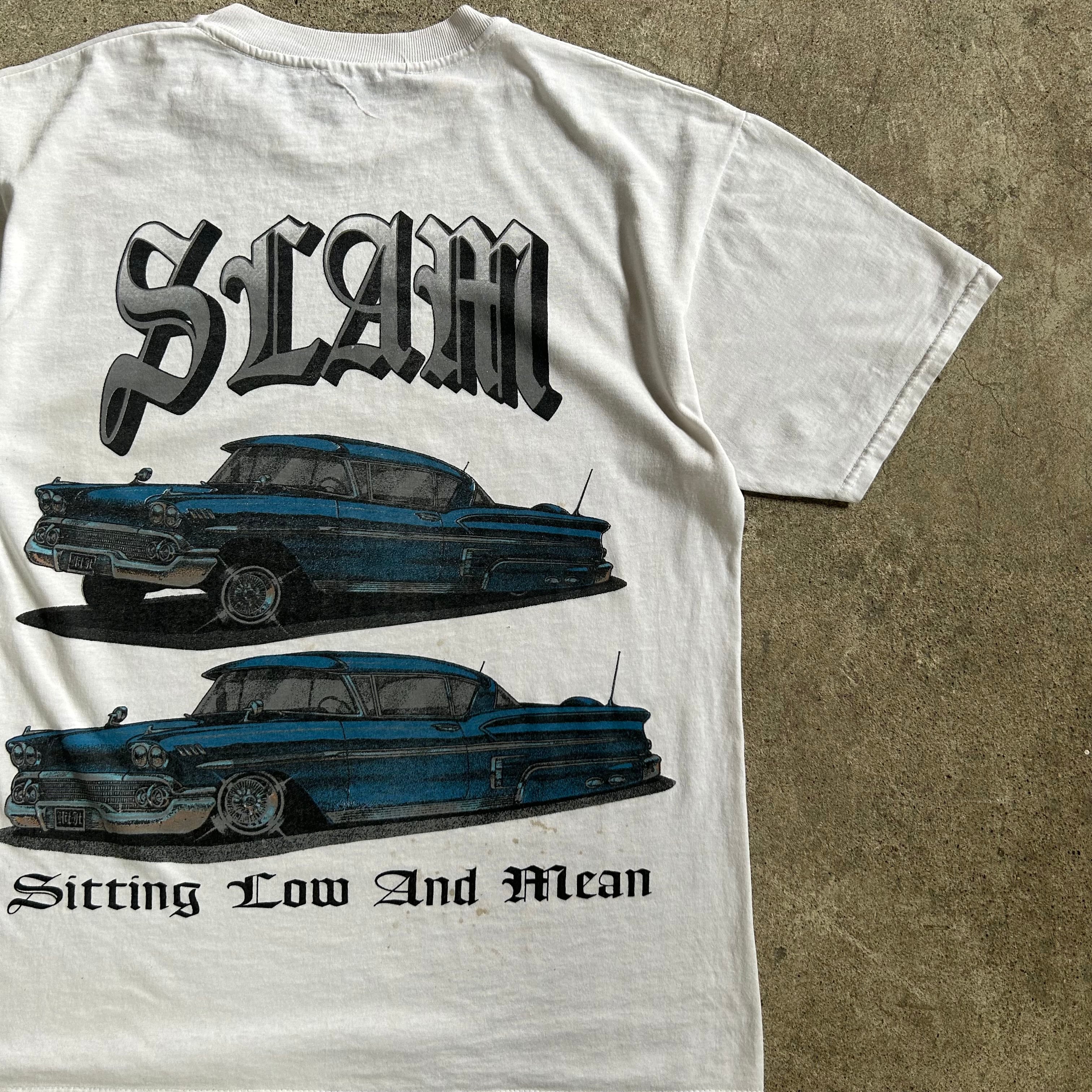 SLAM Car Print T-Shirt ローライダーチカーノ 車 プリント Tシャツ ＃ 505032 kapre