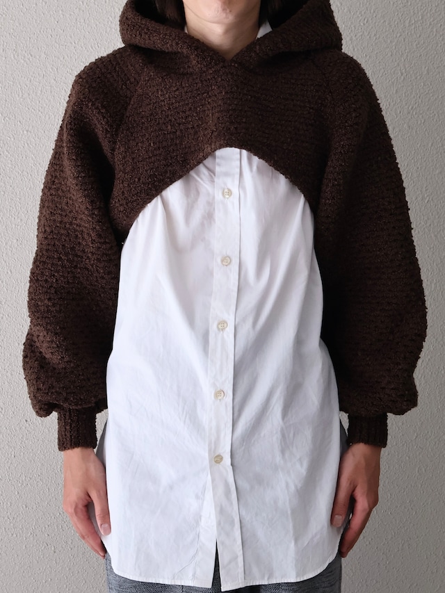 【ISA BOULDER】HOODED GRADATION SLEEVE/soil