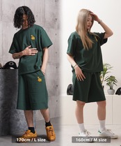 ◆LA ロゴ刺繍 スウェットTシャツ◆yo-26001