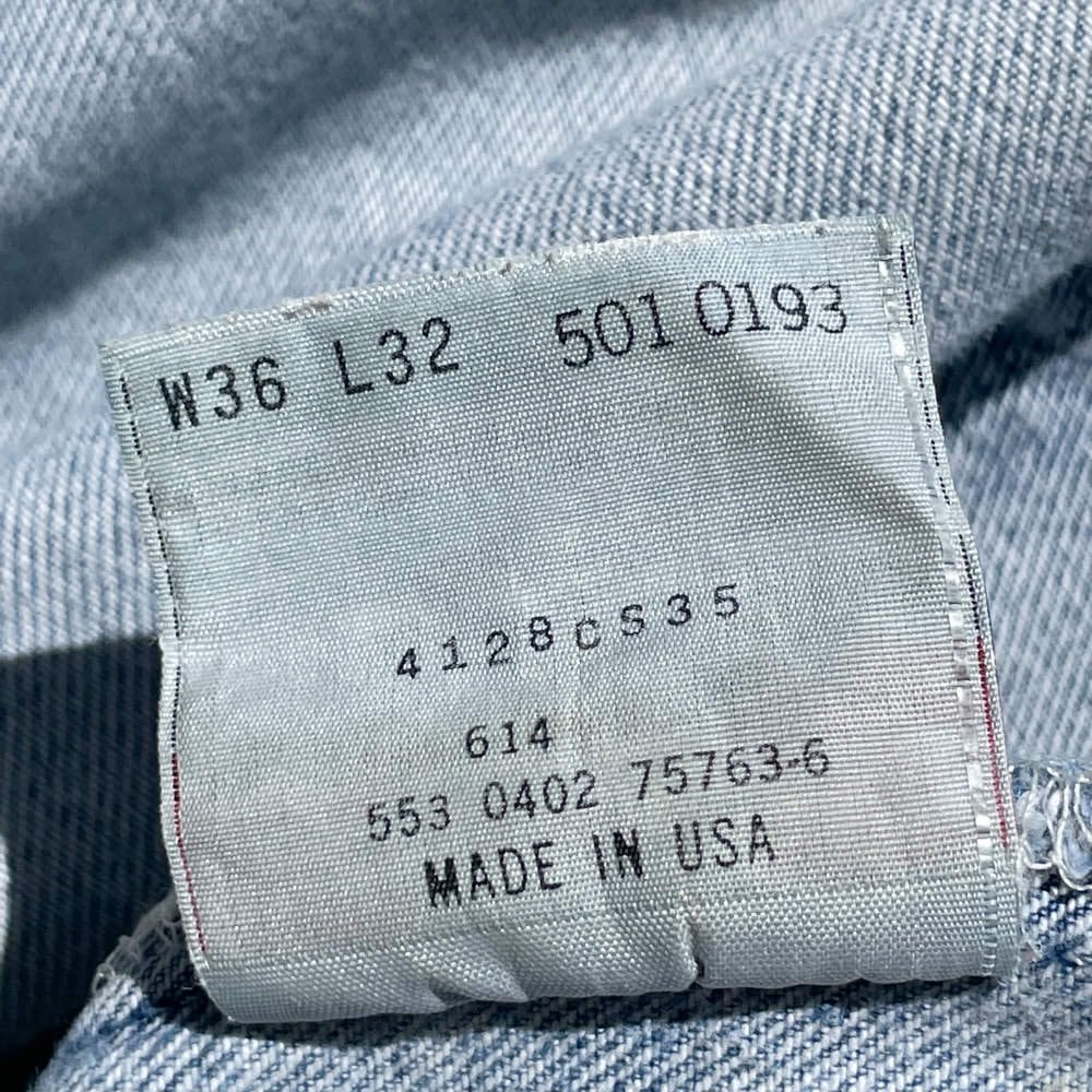 Levis 501 [Levis 501-0193 Made in USA] Vintage Denim Pants W-36 L-32 | beruf