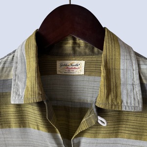 GOLDEN NEEDLE BORDER SHIRT