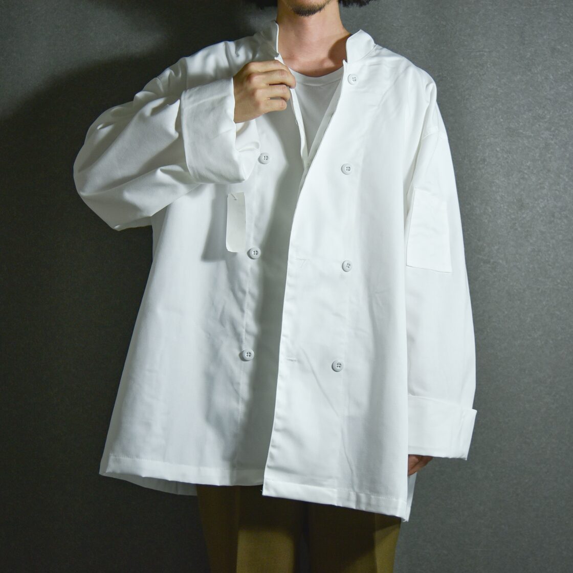 DEAD STOCK】US Army W-Brest Chef Jacket アメリカ軍 ダブルブレスト 