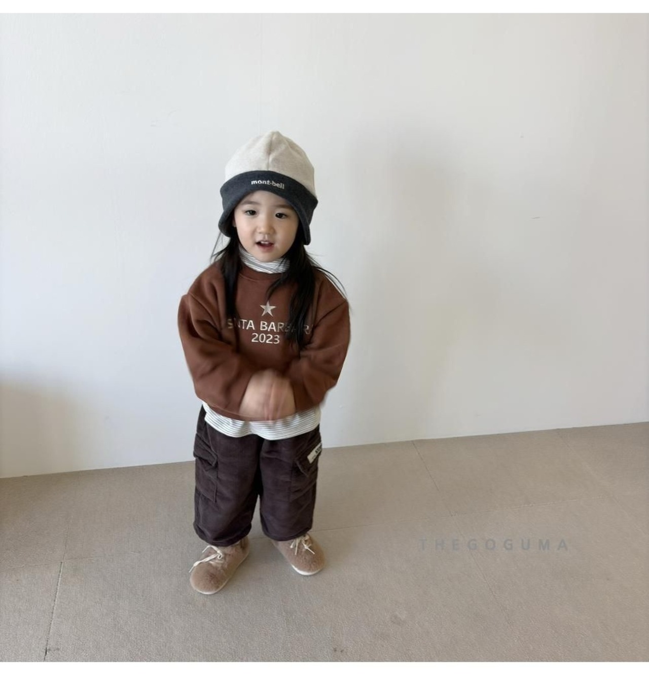 ザゴグマ / THE GOGUMA / バーバラ刺繍トレーナー / 韓国子供服 / ジュニア / 26winter〖取寄〗*JS~JL*