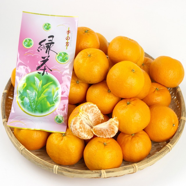 わけありぽんかんと有機茶　詰合せ   平部柑橘園【宮崎】出荷期間：12月中旬～1月上旬