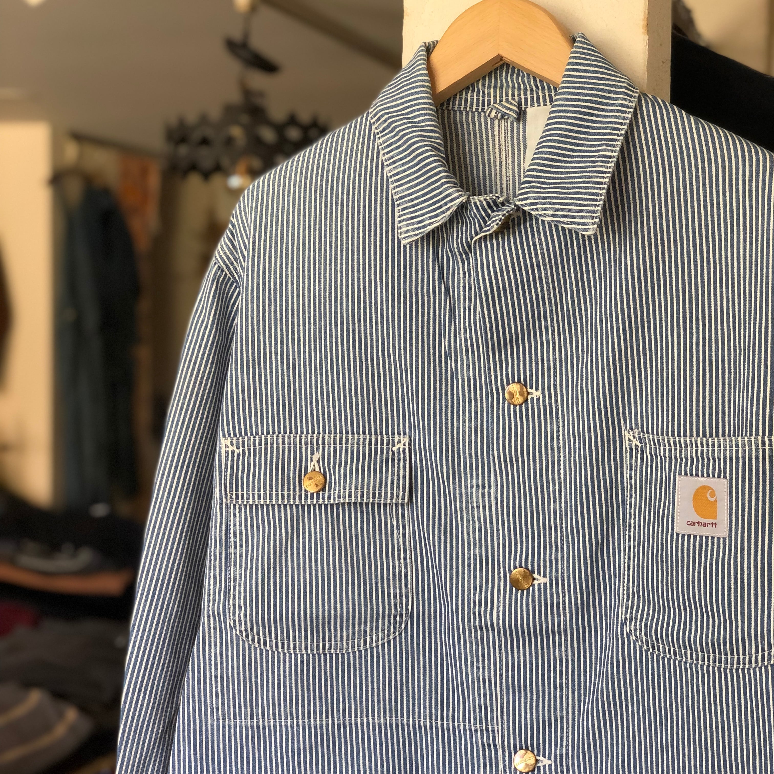 carhartt ヒッコリーカバーオール | mill