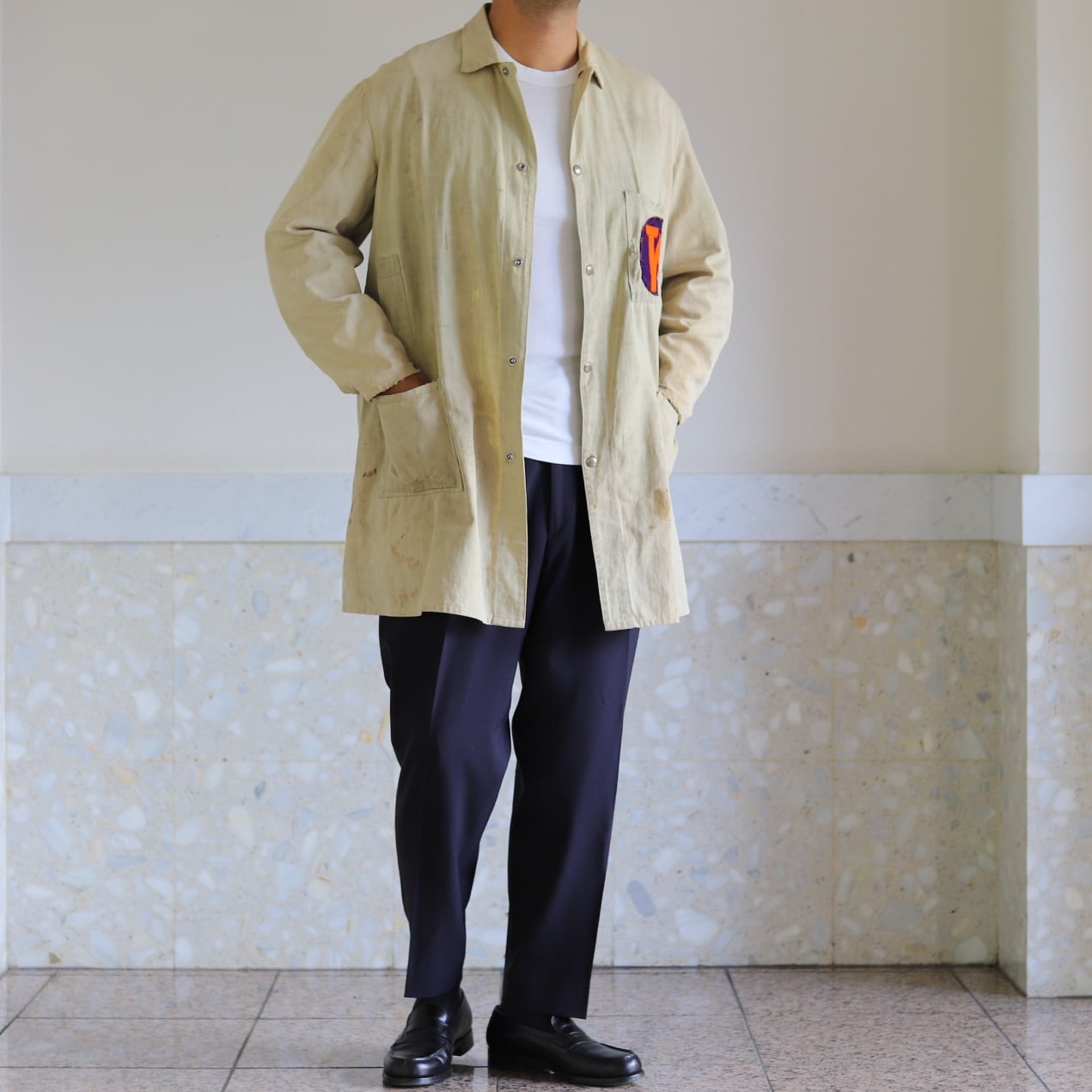 Henry Cottonʼ s ✨希少美品✨ ロングコート ヘリンボーン 50 Henry Cottonʼ s ✨希少美品✨ ロングコート ヘリンボーン 50 【公式通販】