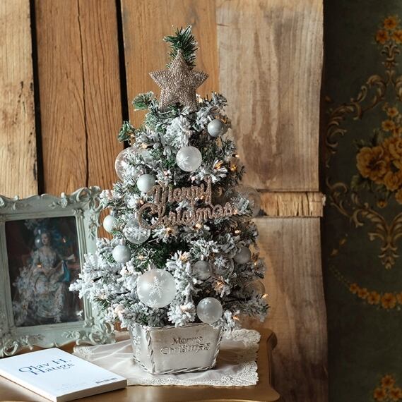 THE FM】クリスマスツリー スノーホワイト 50cm | petit MaKaNa 韓国発