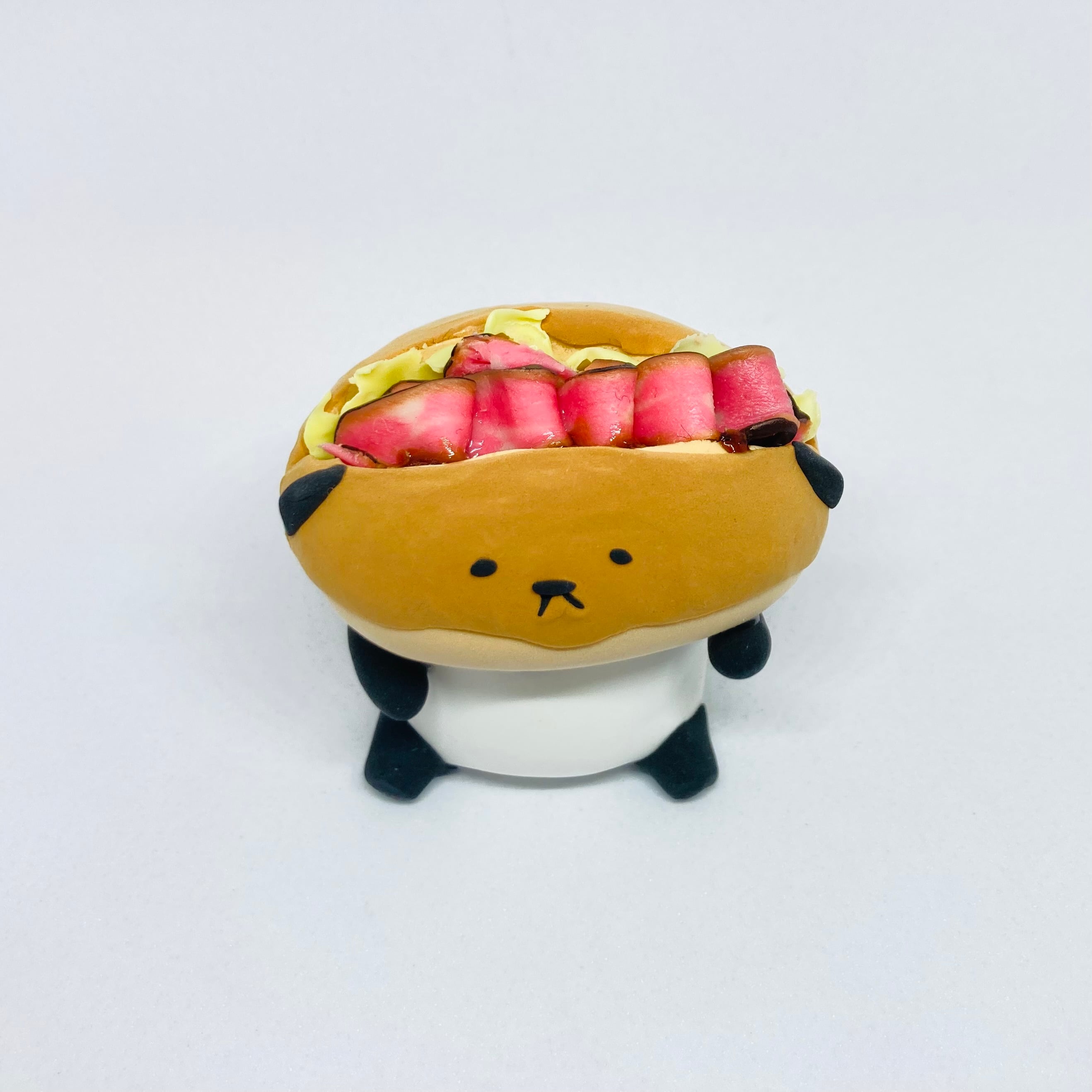 ローストビーフコッペパンダ / 紙粘土 / カトコト
