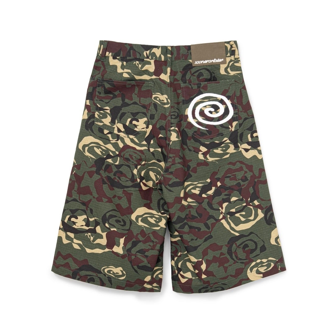 Sol Cotton Ripstop Baggy Shorts バギー　ショーツ SOL Cotton Ripstop Baggy Shorts (CAMO) | SO SHOP & HOSTEL NAKAMEGURO