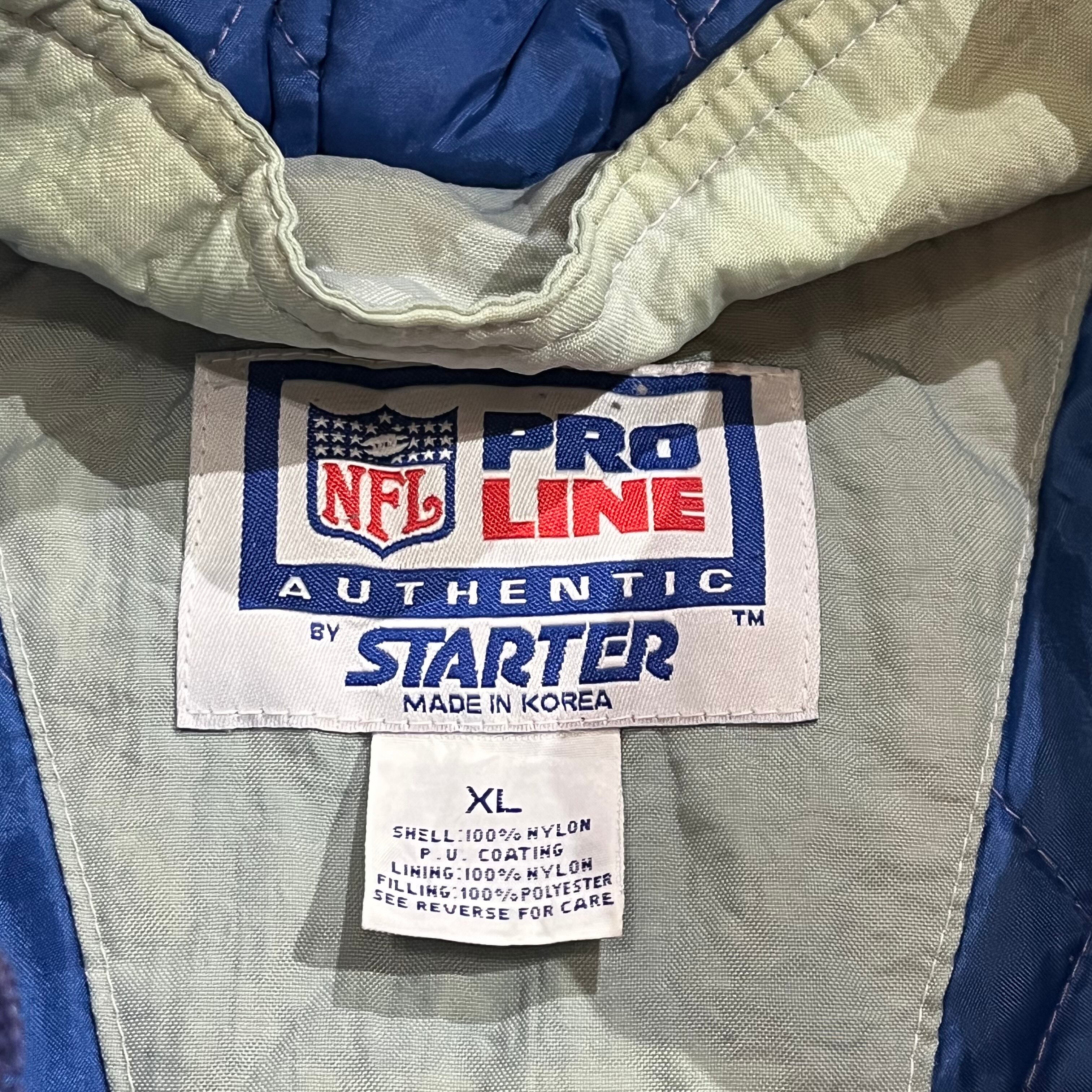 SALE/ NFL インディアナポリス・コルツ リバーシブル プルオーバー ジャケット ハーフジップ ブルー (メンズ L)   O0057