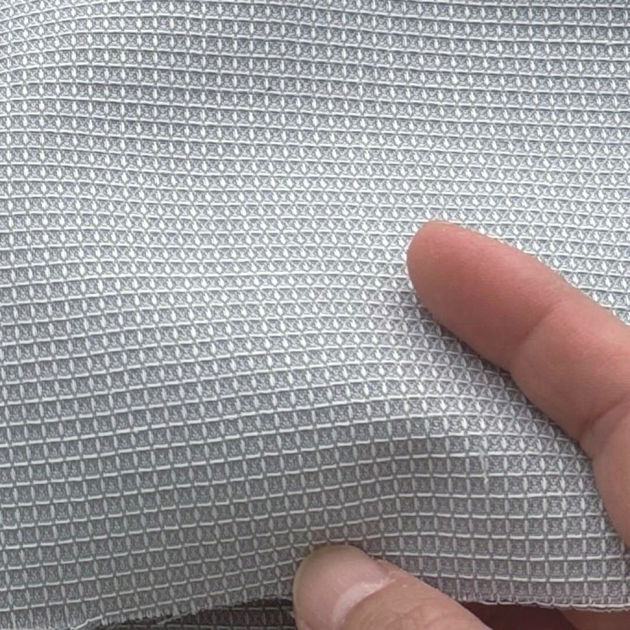 ★TC170◆3m◆綿ポリエステル混弱ドビー織りジャガード生地◆ブルーグレー