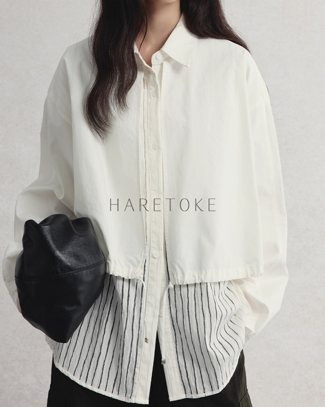 レイヤードシャツアウター BL209050