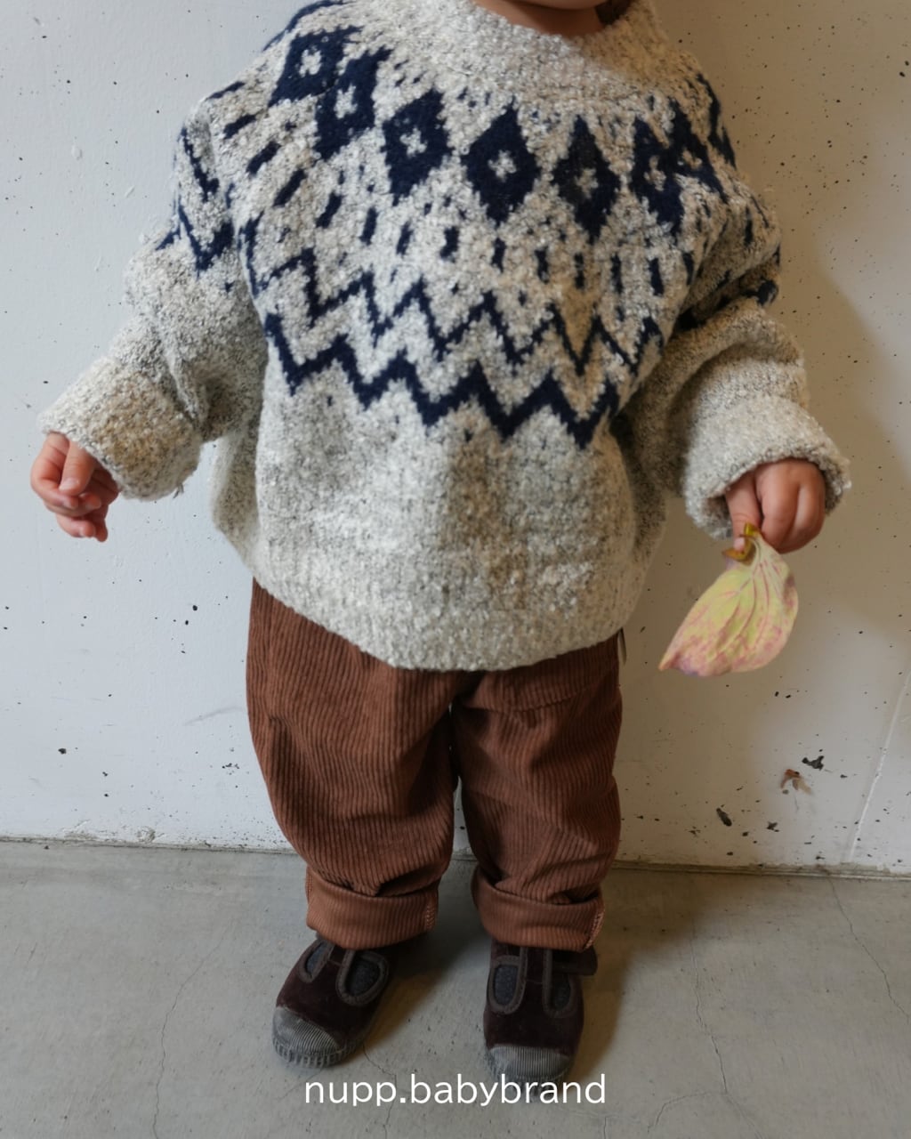 ノルディック柄ニット