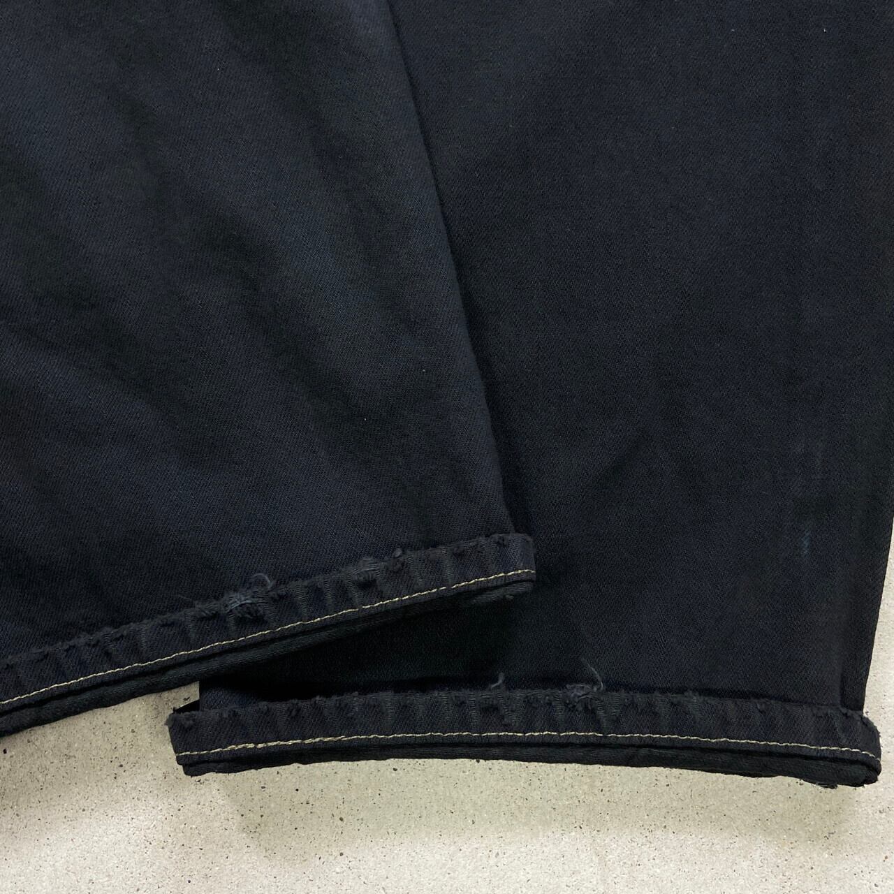 00年代 Levi's リーバイス 569 ブラックデニムパンツ ルーズストレート