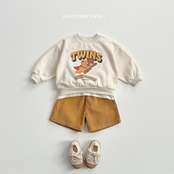 韓国子供服 / VIVID-I / 26Autumn / ツインズ スーパーベアーMTM / キッズ服 / ジュニア服 / 秋服 *XS~JM*
