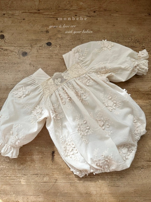 【予約】monbebe Flora vintage suit