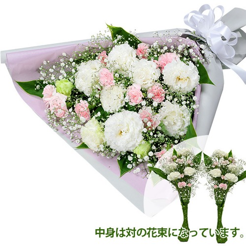1・2・3月のオススメ御供商品②　墓前用花束（一対）